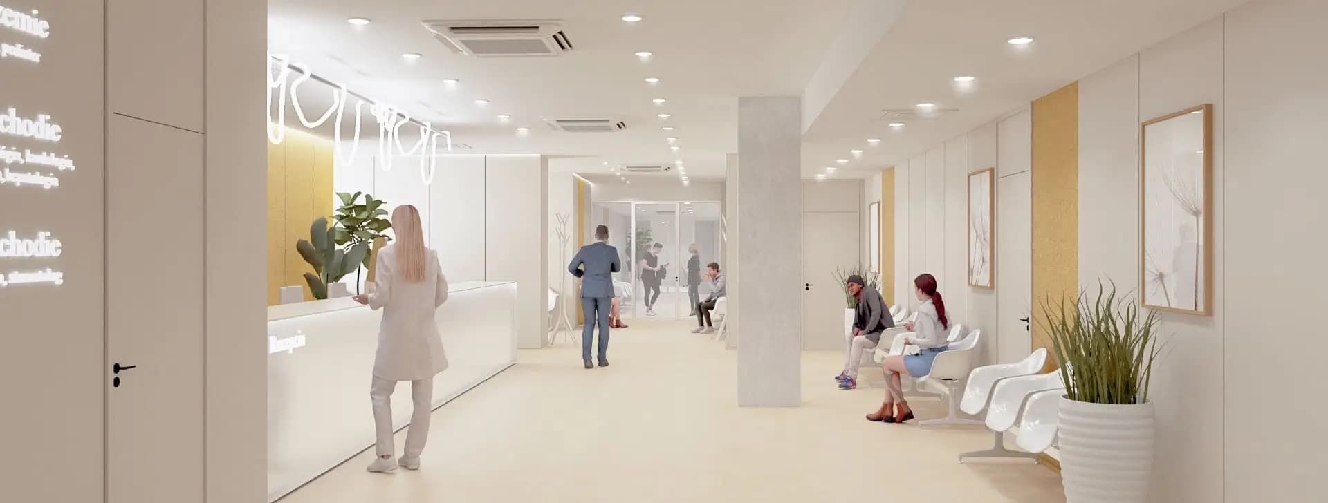 Poliklinika Púpava interiér